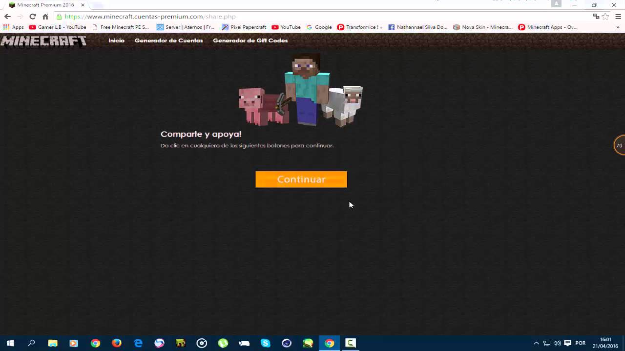 como ter sua propria conta de minecraft - YouTube