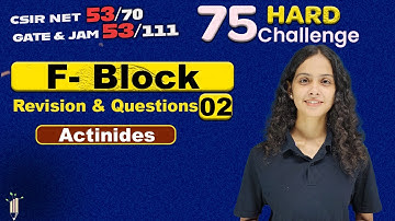 F Block 02 | 75 Hard Challenge | IIT JAM | CSIR NET | GATE 2024 | Vigyan Vriksh