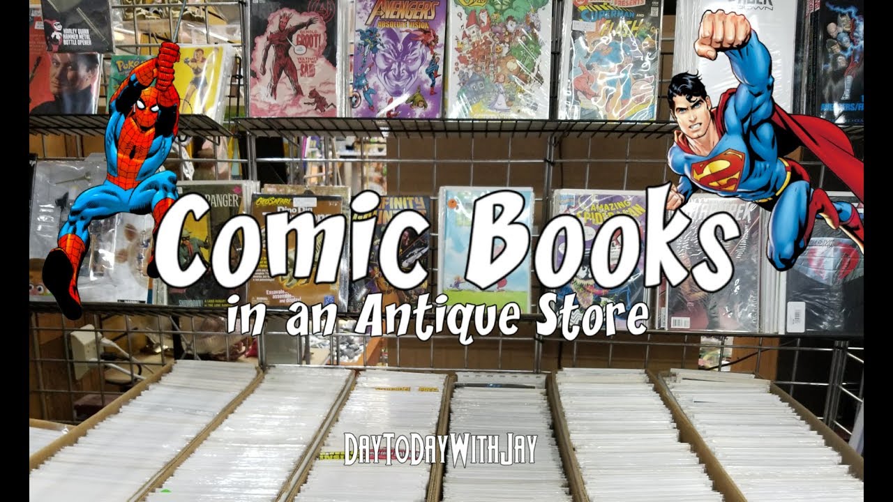 Comic Books in an Antique Store! YouTube