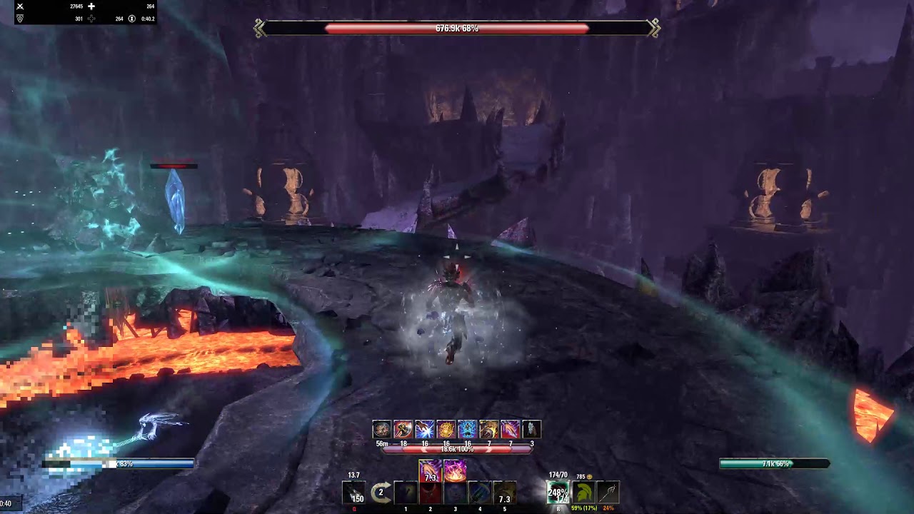 ESO - vMA - Magblade Flawless attempt - failure on final boss - YouTube