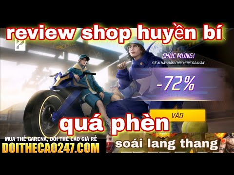 Free Fire| Review Shop Huyền Bí Tháng 10 Quá Phèn Không Có Thẻ Vô Cực