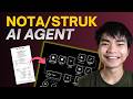 AI Agent ini auto-scan semua Nota/Struk kalian (100% otomatis) n8n