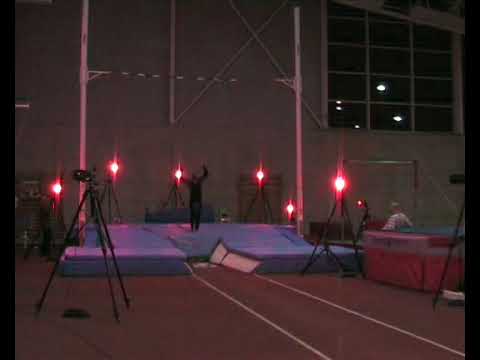 Pole vault motion capture
