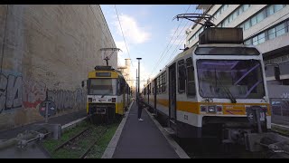 Italy, Rome. tram ride from Stazione per le Linee del Lazio to Centocelle