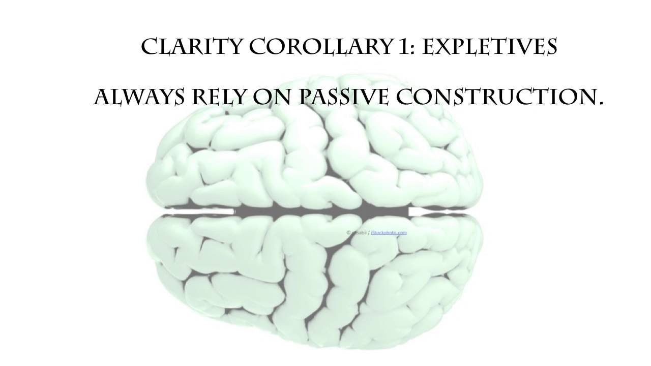 3 Clarity expletives