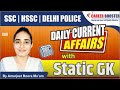 Daily Current Affairs and Static GK | Special for HTET SSC GD | Amarjeet Ma'am #htet #sscgd