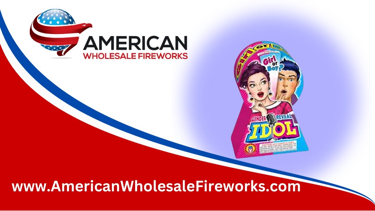 Gender Reveal Idol - Girl - M5037B - Magnus ... Available at American Wholesale Fireworks!