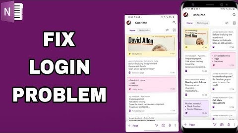 How To Fix And Solve OneNote App Login Problem | Final Solution