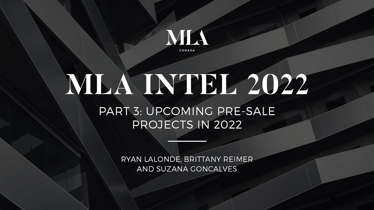 Upcoming Pre-Sale Projects in 2022 | MLA Intel 2022