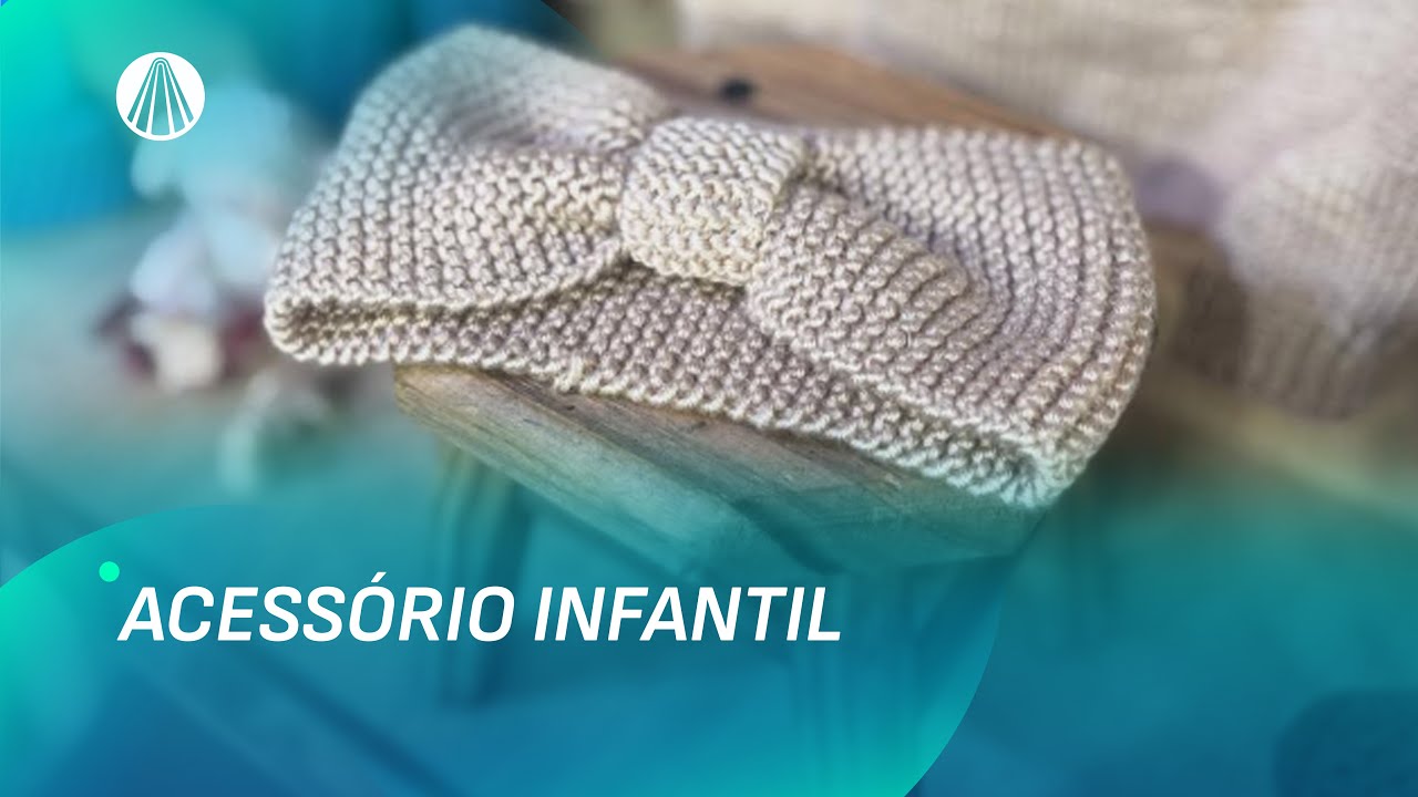 Aprenda a fazer uma faixa para bebê em tricô | Faça Você Mesmo