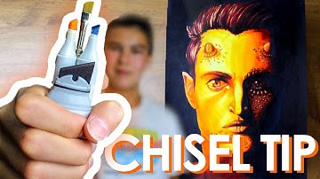 CHISEL TIP CHALLENGE-copic drawing