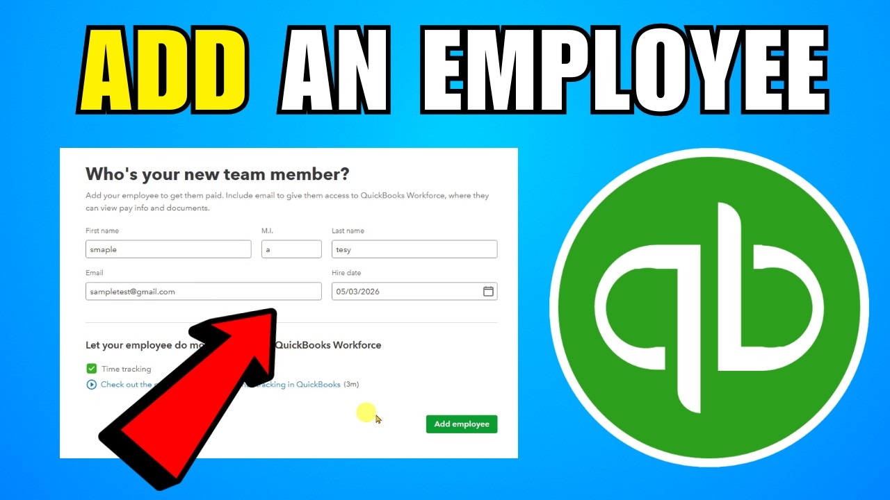 How To Add An Employee In QuickBooks Online (2026) (Complete Guide ...