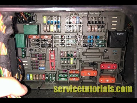 TUTORIAL: BMW X1 fuse box and relay location (diagram) in 3 steps