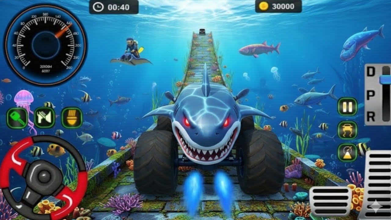 Monster Truck Mega Ramp Impossible Driver - Monster Truck Mega Ramp Racing - Android Gameplay