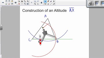 Construction of an altitude