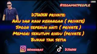 DJWXN🔥 Aku Dan Kaw Kenangan X Spoon Sepenuh hati ( Private Song ) DJWXN Rimix💃