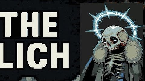 Fighting the lich in loop hero...