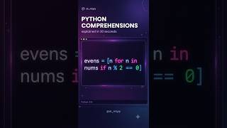 Python Comprehensions