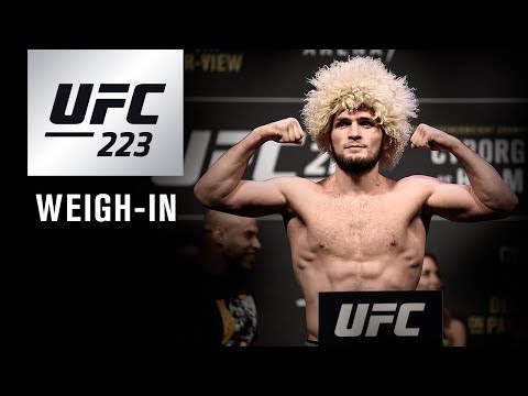 UFC 223: Weigh-in