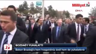 Bakan Bozdağ'ı böyle yuhalattırdı şok görüntüler!