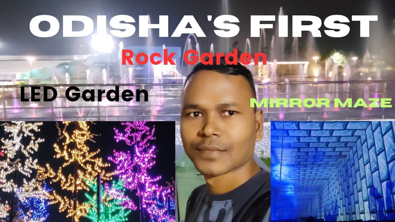 First Time In Odisha Rock Garden || LED Garden || Mirror Maze || Rock Garden Brahmapur 