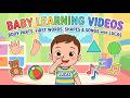 First Words & Baby Songs! | Gentle Toddler Learning