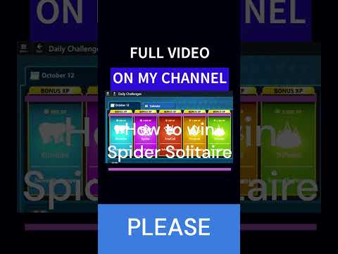 How to Win Spider Solitaire Pro Tips in 60 Seconds Oct 12,2023 #shortvideo #shortsvideo #shortvideo