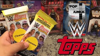 WWE Heritage 2018 Topps Trading Card Packs WALMART CLEARANCE