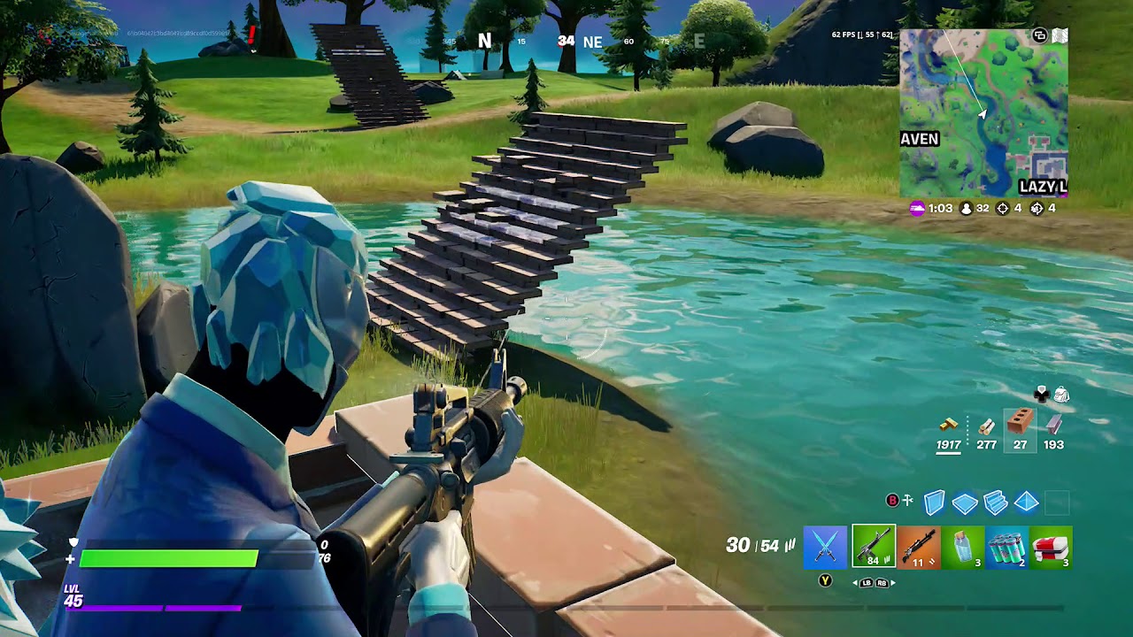 Fortnite "Frost Broker" Skin Gameplay (No Commentary)