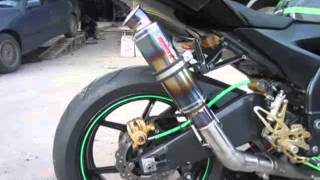 Power lube screaming demon exhaust zx10r 05