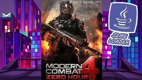 Modern Combat 4: Zero Hour mobile gameplay | J2ME Emulator