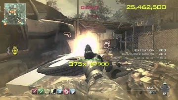 Mw3 Chaos Mode:  162.6 MILLION #1 on YOUTUBE - 839 Combo on Village (VnG Stealth View)