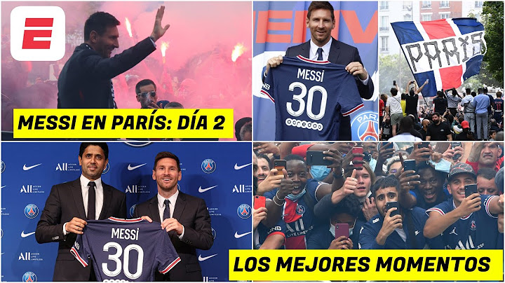 Los mejores momentos del día 2 de Lionel Messi en París. ASÍ VIVIÓ LEO su presentación con el PSG