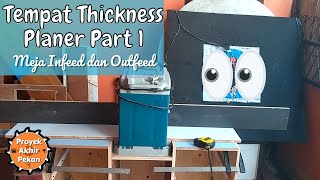 Membuat Dudukan untuk Thickness Planer Fujiyama PP-9012 Part 1 I Rangka dan mejanya