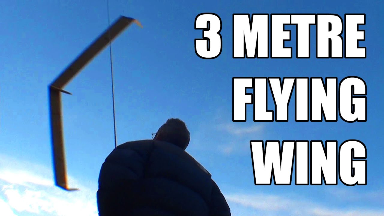 swept flying wing glider YouTube