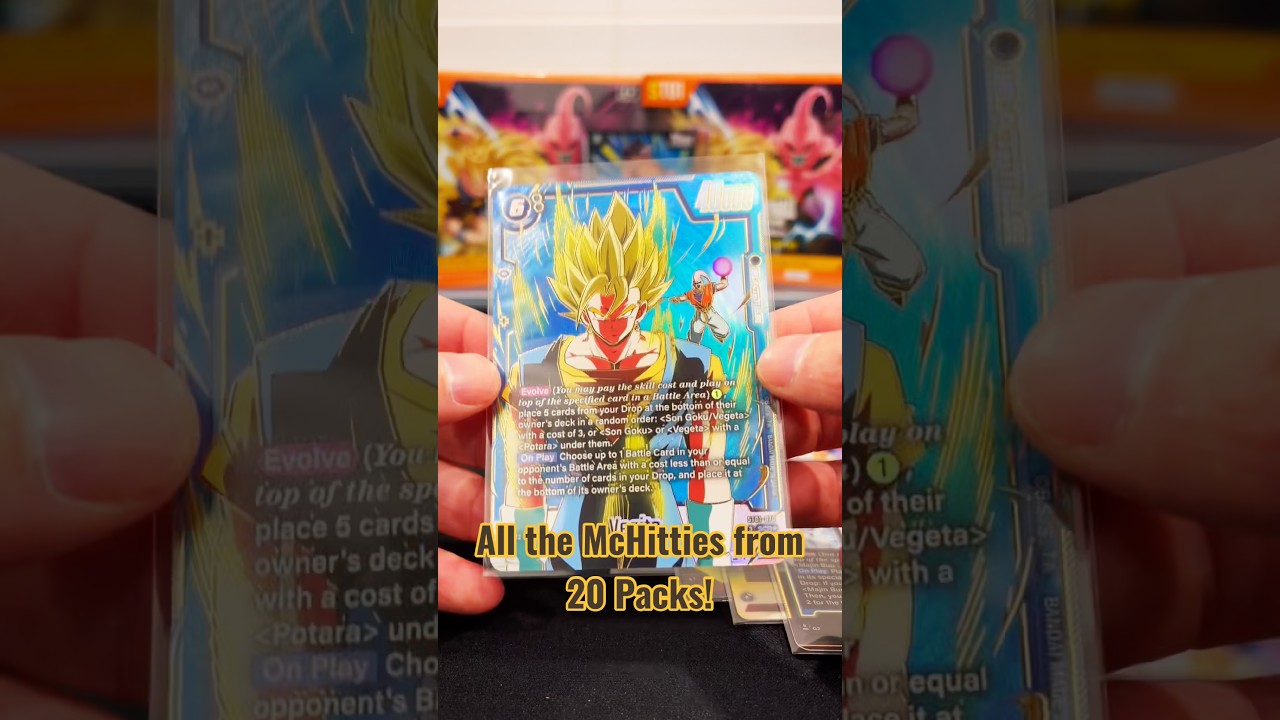 Dragon Ball Fusion World ST01-All the hits from 20 packs