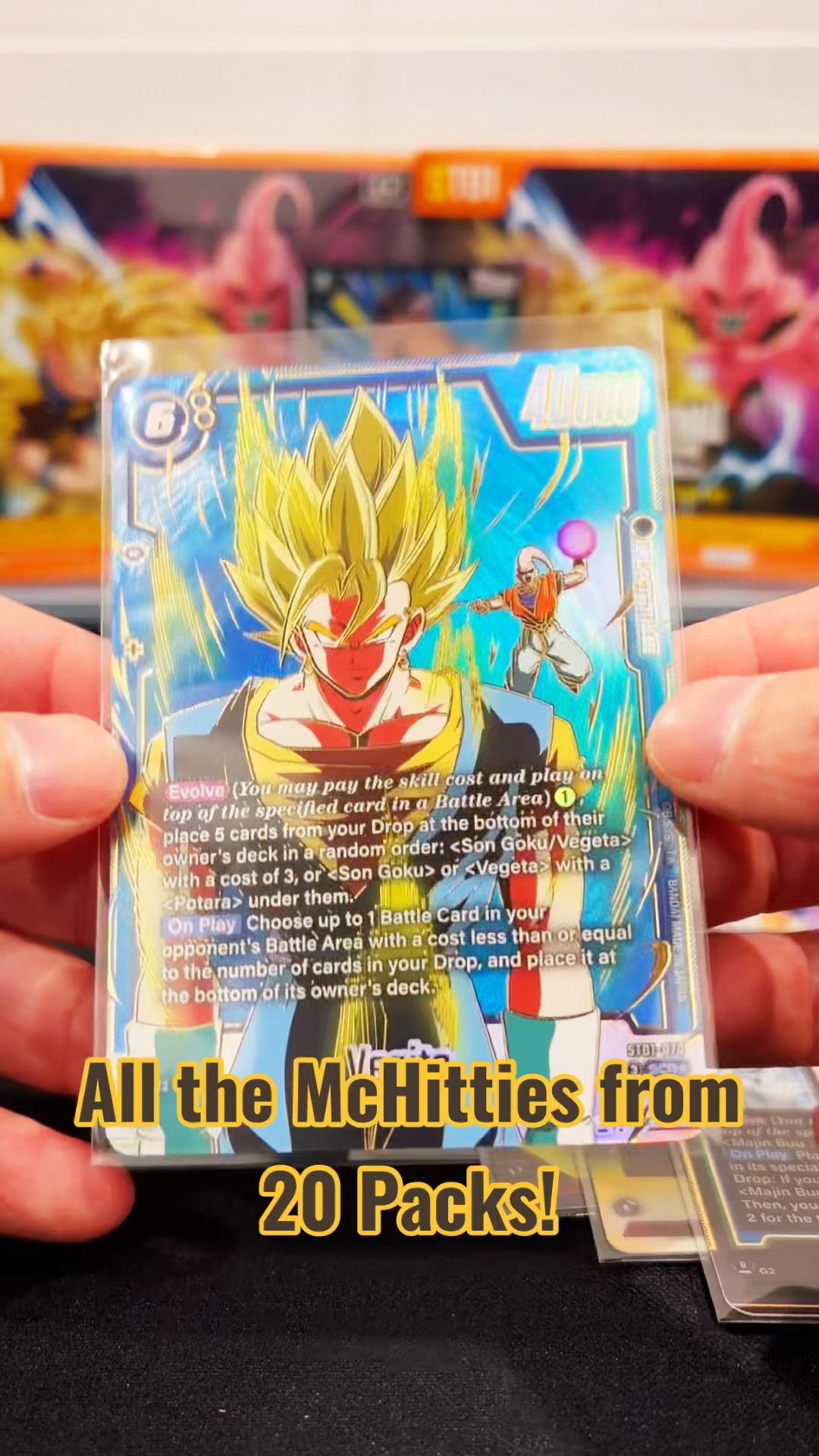 Dragon Ball Fusion World ST01-All the hits from 20 packs