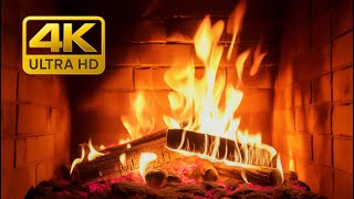 Warm Firelight and Crackling Logs Building a Cozy Refuge Amid the Icy Breath of Winter