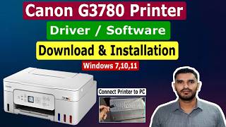 Canon G3780 Printer Software / Driver Download & Installation I Full Setup Video Without CD screenshot 5