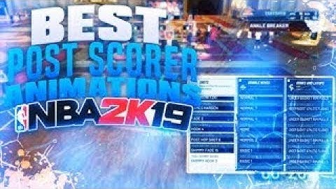 BEST POST SCORER ANIMATIONS IN NBA 2K19!! UNGUARDABLE ANIMATIONS FOR POST SCORERS!!