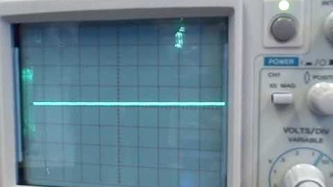Fieldbus network voltage oscilloscope display