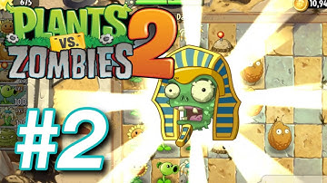 Plants vs. Zombies™ 2 - Gameplay Walkthrough Part 2 - Ancient Egypt - Day 8-15 (iOS, Android)