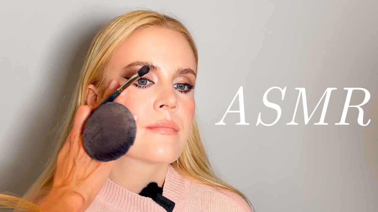 ASMR Her voice was putting me to sleep - relaxing makeup session (Unintentional ASMR)