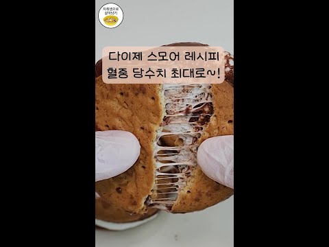 다이제로 만드는 <strong>달달구리</strong> 스모어 레시피 #shorts