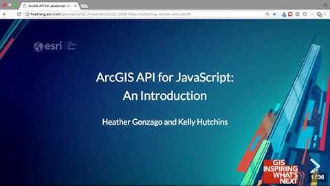 ArcGIS API for JavaScript: An Introduction