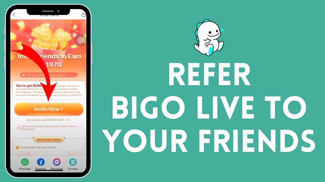 How to Refer Bigo Live to Your Friends 2024 (EASY!!) | Share Bigo Live to Your Friends