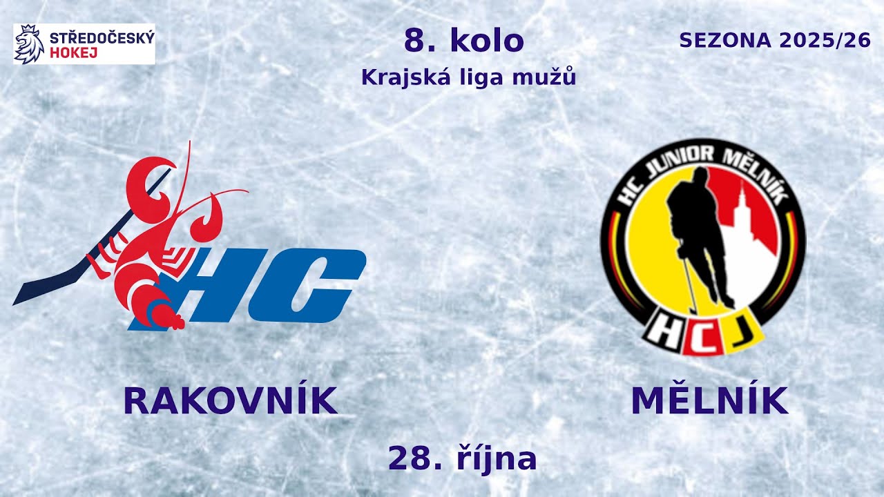 HC Rakovník vs. HC Junior Mělník 4:2 - 8. kolo KLM  -  28.10.2025