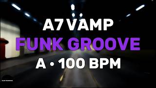 A7 Vamp │ Funk Groove Backing Track │ 100 BPM (Piano + Guitar Quartet)