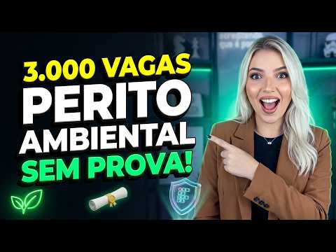 FEDERAL ABRE 3.000 VAGAS: Curso Online Grátis Perito Ambiental (Sem Prova!) | Mari Rel