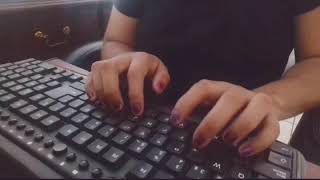 Asmr teclado / escribiendo en teclado / typing on teclado screenshot 2